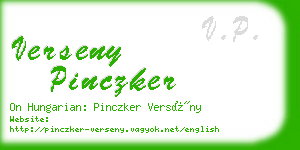 verseny pinczker business card